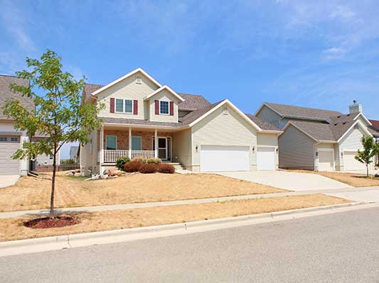 home with front porch